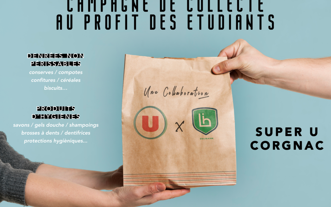 Super U Corgnac et LH Solidaire collaborent en faveur des étudiants